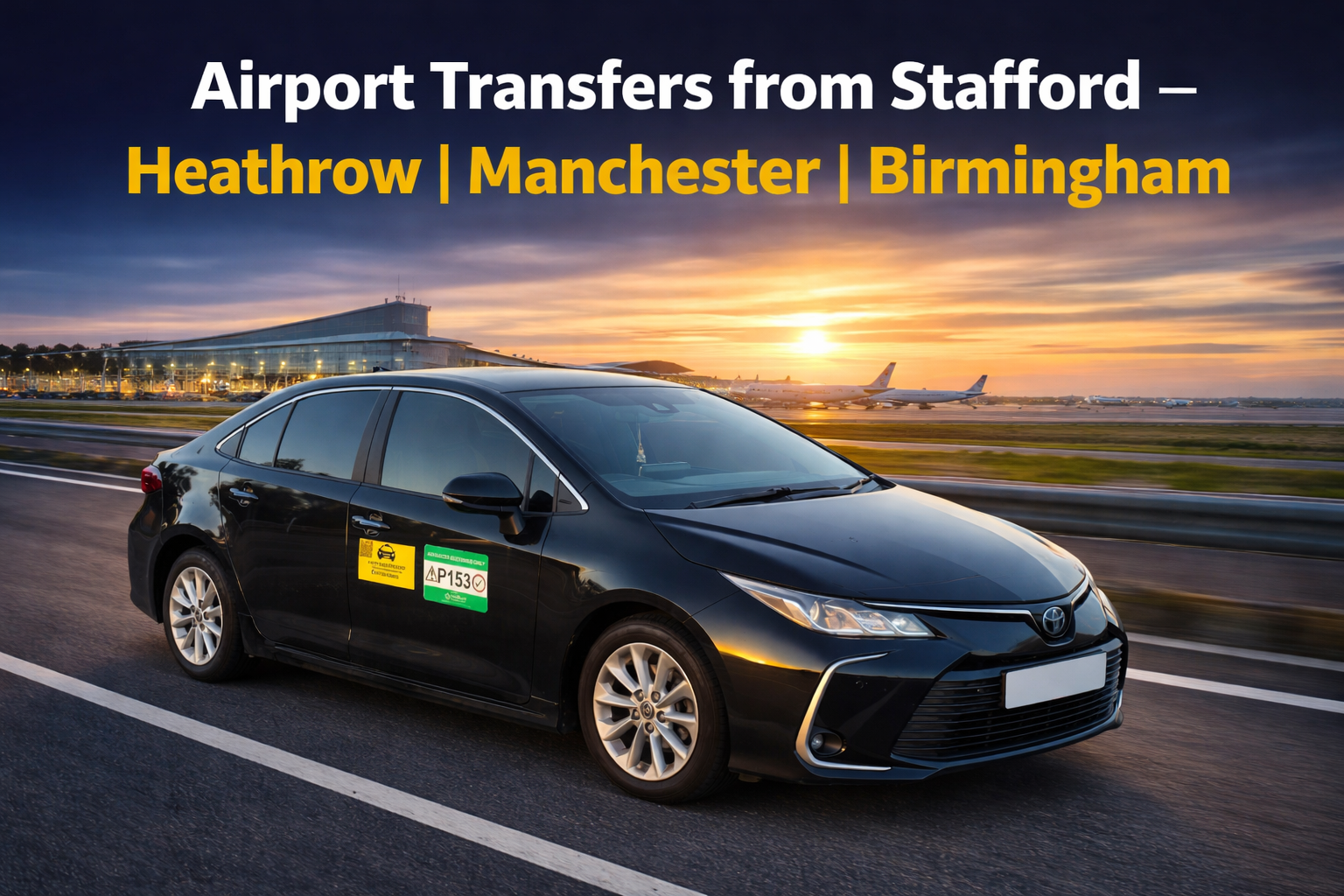 Airport Transfers from Stafford — The Complete Guide